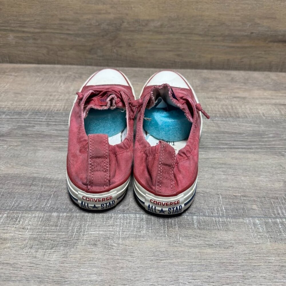 Converse Shoreline Maroon Slip On Sneakers Women's Size 7.5 - Picture 3 of 7